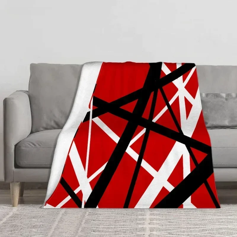 Blanket Van Halen Band Printing Flannel Blanket For Bed Sofa Chair Applicable All Season Travel Camping Blanket  throw blanke@0￥