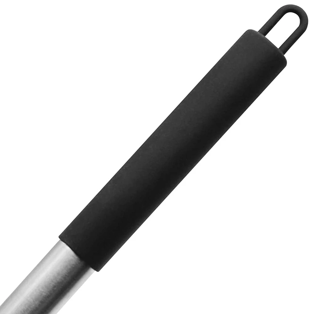 Reliable! Silicone Slotted Spoon, BPA-Rree & Heat Resistant Up to 480°F, Stainless Steel Handle Seamless Nonstick Kitchen Skimm