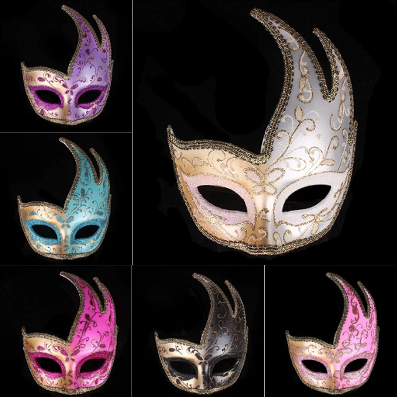 

Mask High-End Fancy Ball Party Christmas Performance Personalized Bar Nightclub Halloween Decorations Funny Multi-Color Women's