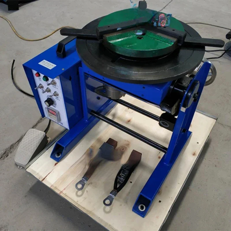 300 Kg Capacity Turntable 220V Automatic Pipe Welder Positioner Welding With Chuck 400Mm