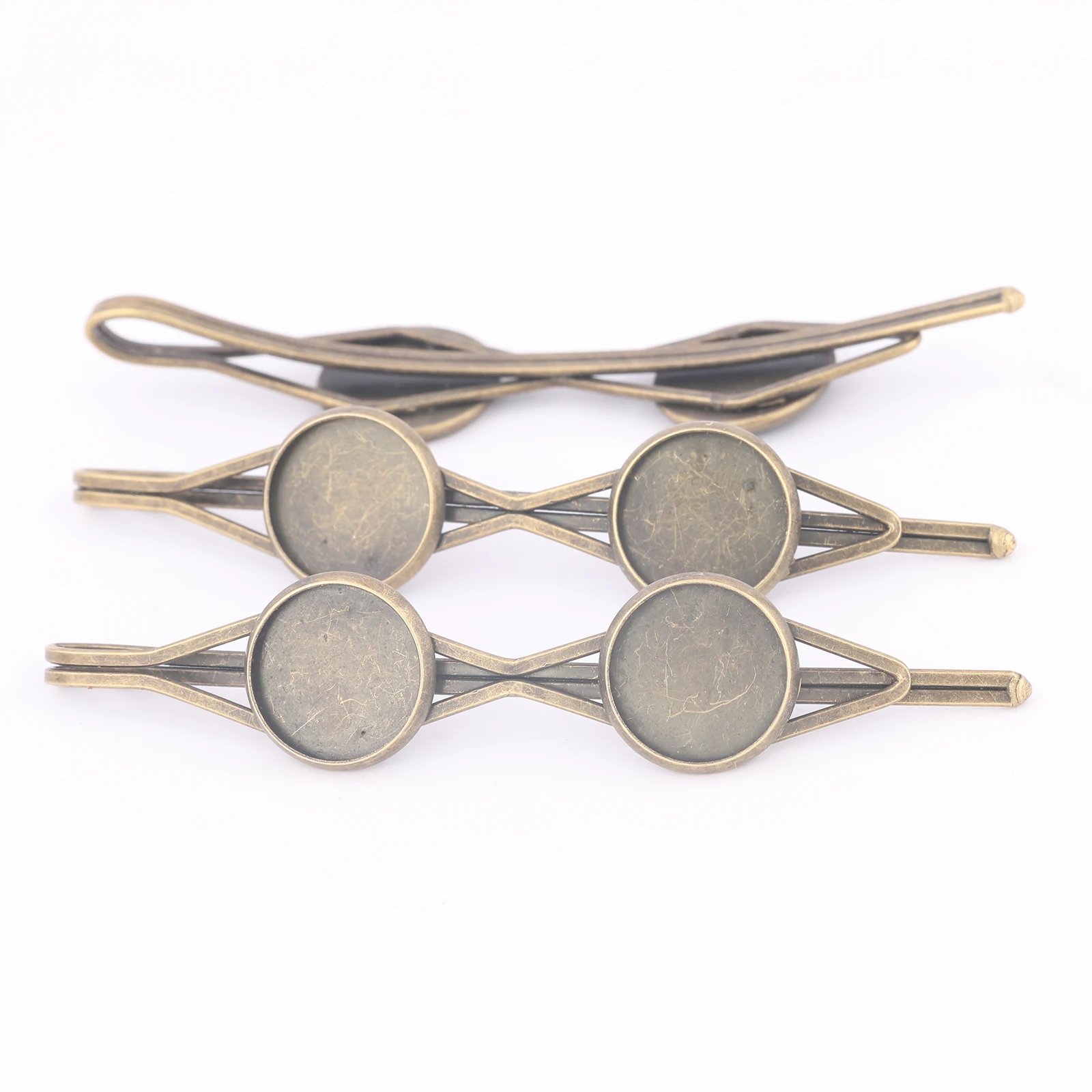

10 шт., античная бронза, 12 мм, кабошон, заколка для волос, заготовки, рамки для шпильки «сделай сам», для изготовления ювелирных изделий, принадлежности