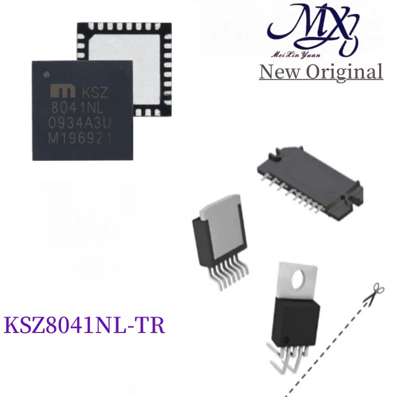 MXY 5Pcs KSZ8041NL-TR KSZ8041NL QFN-32 Ethernet transceiver chip new original