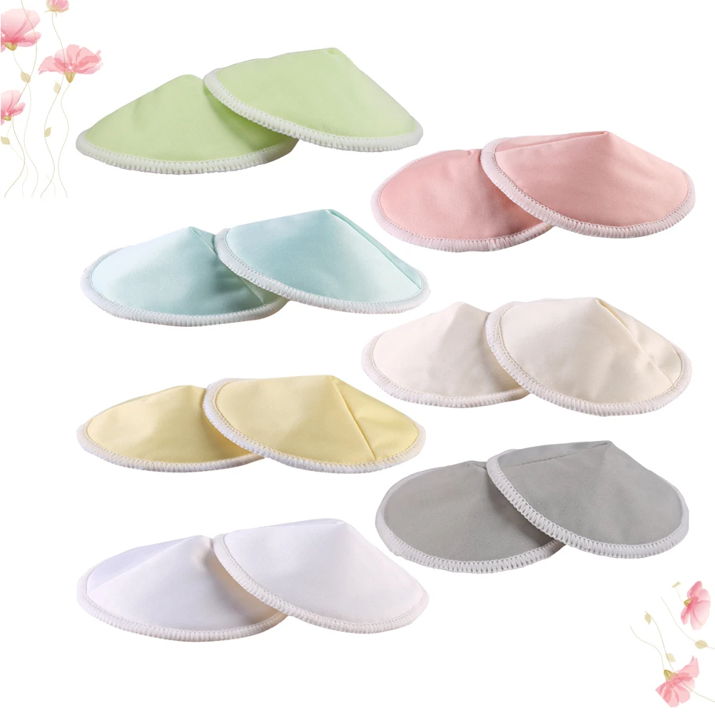 

14 pcs Bowl Shaped Anti Galactorrhea Washable Leakproof Breastfeeding Lactating Mothers Nursing Bra Pads Maternity Breast Pads