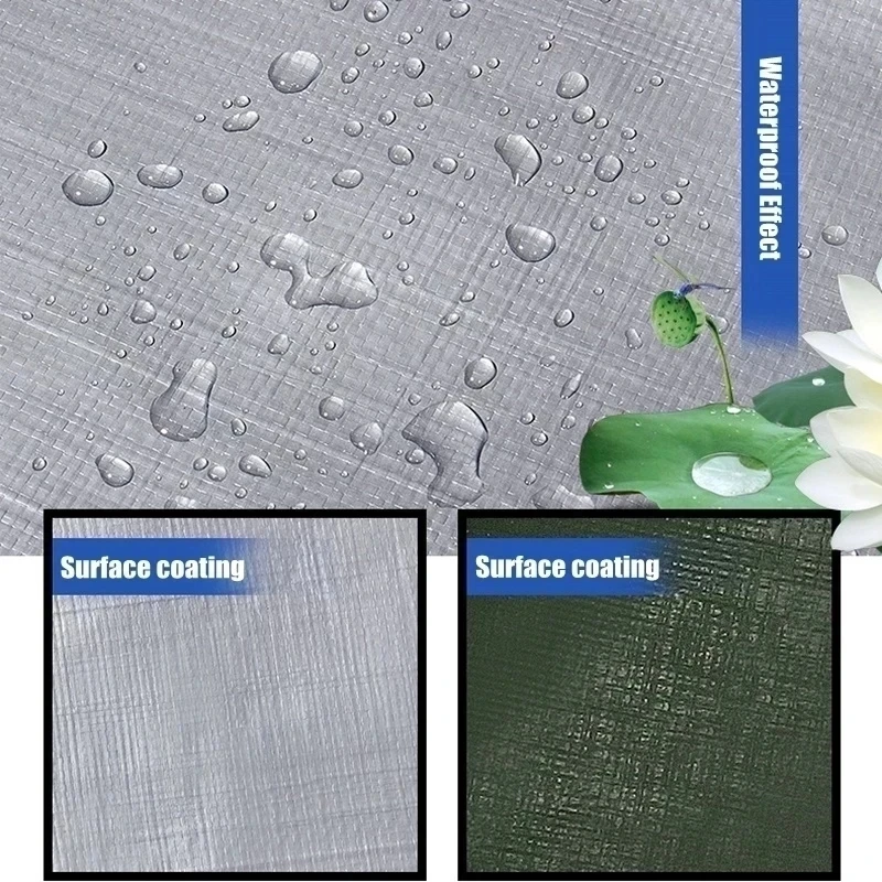 Outdoor 0.32mm PE waterproof canvas, garden waterproof fabric, plant shed, boat, car, truck, sunshade, dog house and pet roof