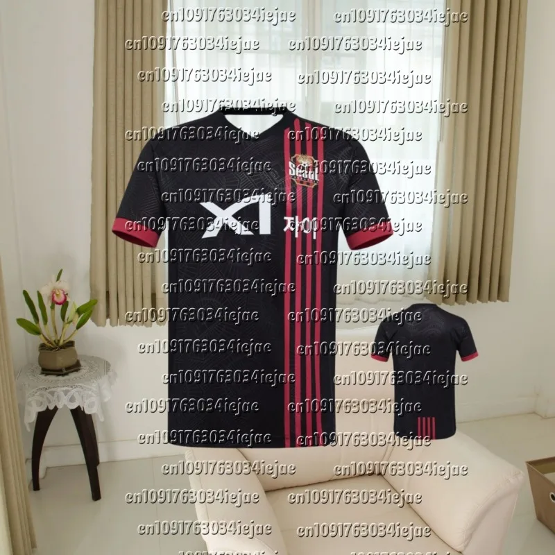 

New Arrive Style 2025 FC Seoul vintage short-sleeved uniform top Football Jersey Man Women Soccer Sport T-Shirt Fashion Clothes