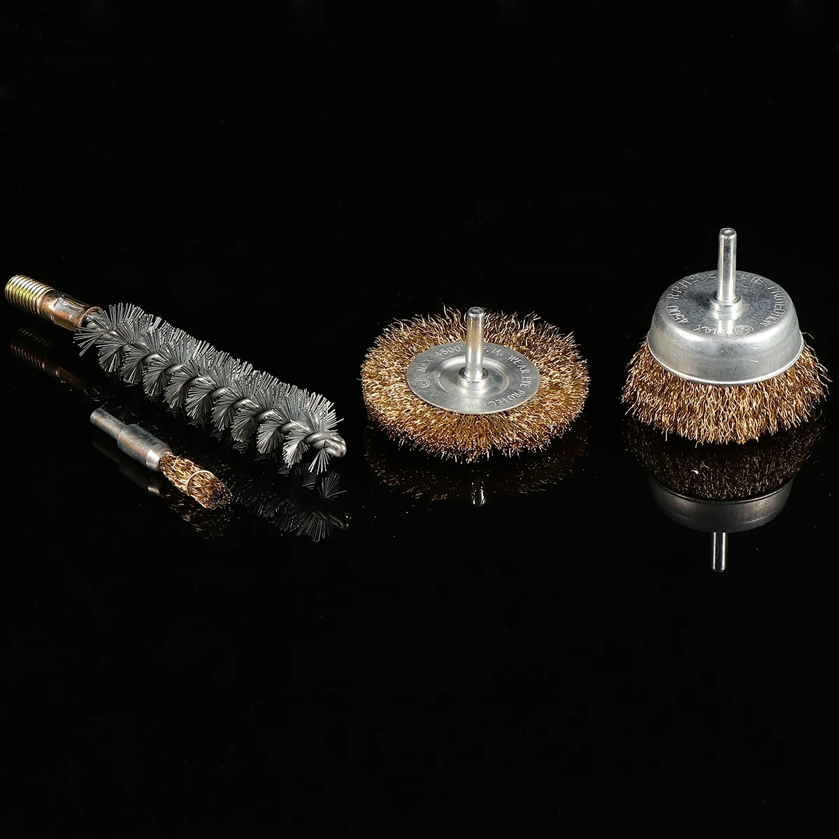 

Grinding Brush Set Sponge Wire Polish Wheel for Drill Rust Removal Metal Cleaning Tool Rotary Abrasive