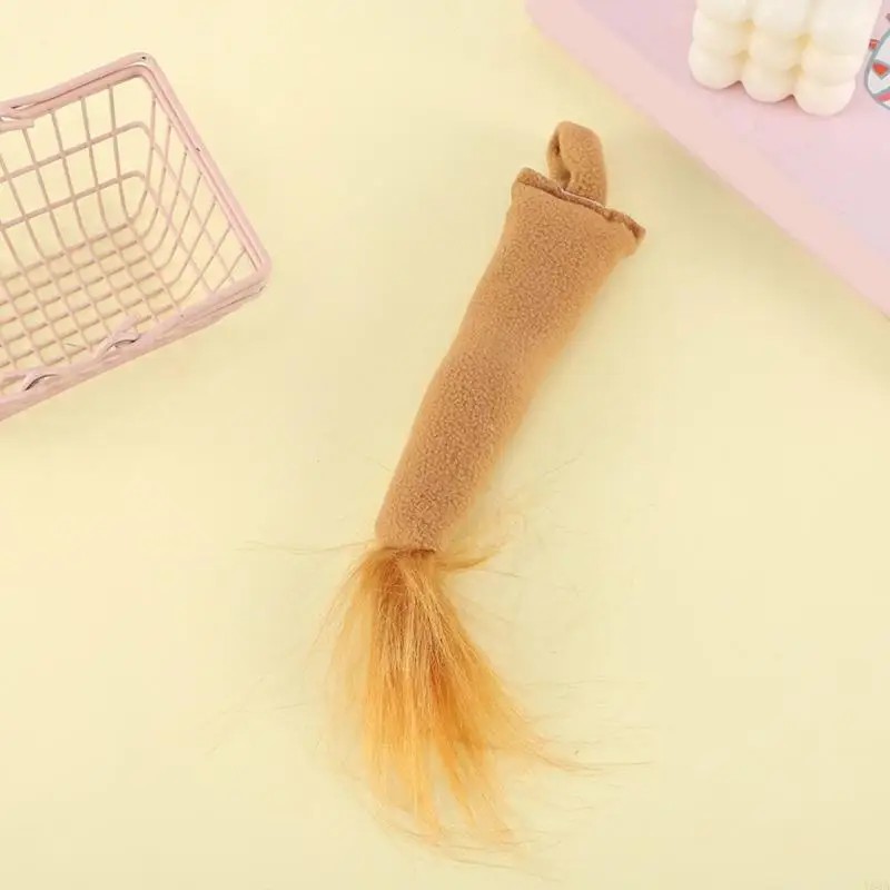 Y88a Lions kostuumset leeuwen oren staart pluche dier fancy kostuumset accessoires voor kinderen Halloween cosplay accessoires