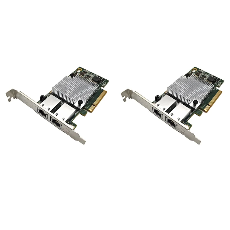 ABJF-2X 10G Double Port Ethernet Network Card X540-T2 PCIE-X8 X16 Nework Extend Adapter Support For Synology NAS