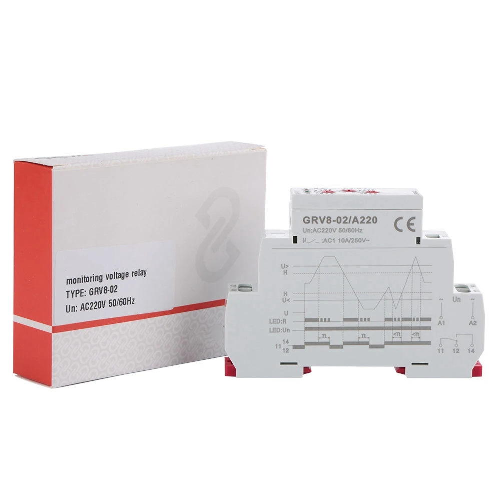 GRV8‐02 مرحل مراقبة الجهد أحادي الطور، مرحل مراقبة الجهد الزائد، مرحل مراقبة الجهد الكهربي