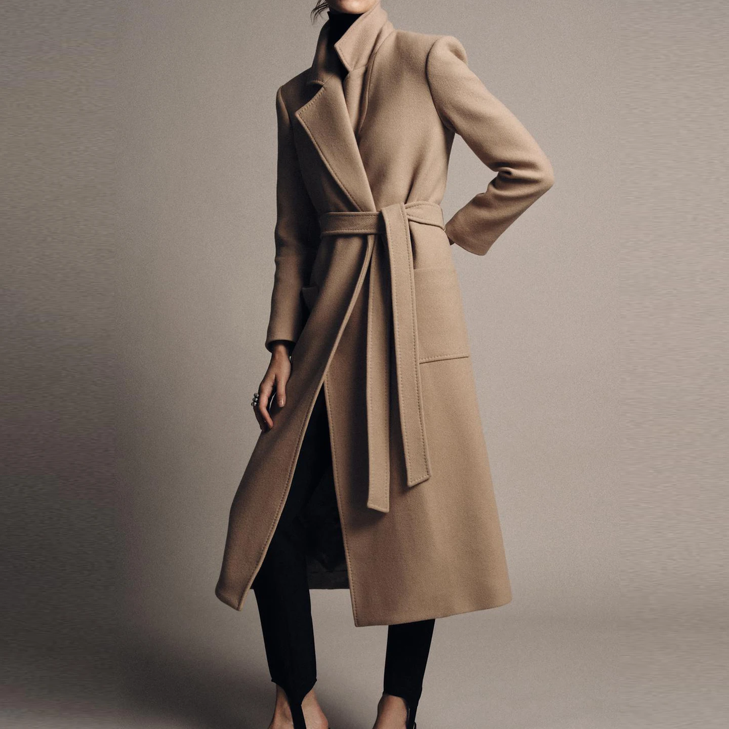 Faionable Casual Gemengde Vezel Damesjas Herfst 2025 Z Merk Dames Premium Wollen Bovenkleding Ander Materiaal 00%