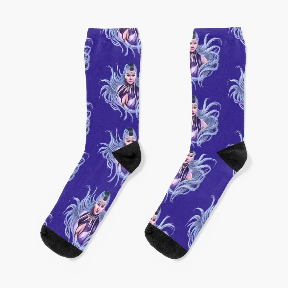 

Purple Sindel Socks tennis funny gift crazy summer Socks For Man Women's