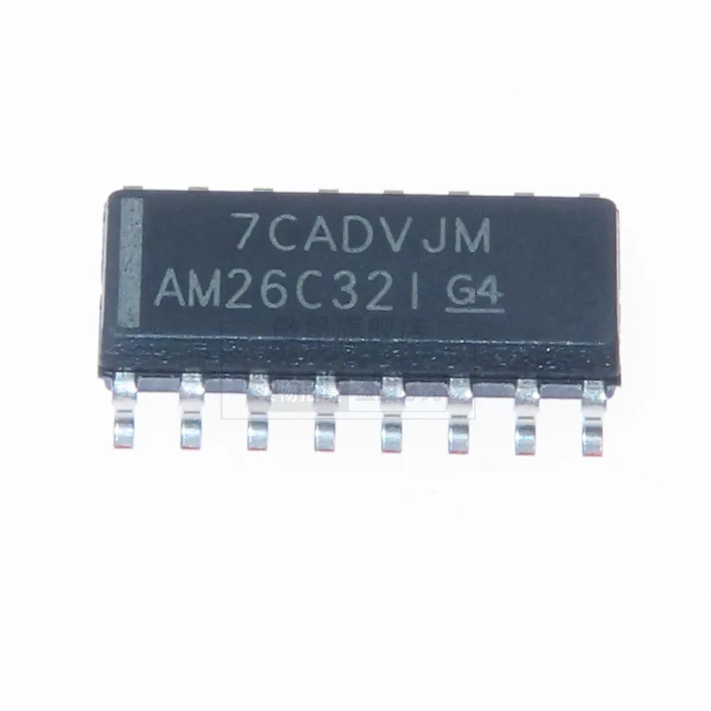 2PCS Original genuine AM26C32IDR SOIC-16 four way differential line driver chip AM26C32I