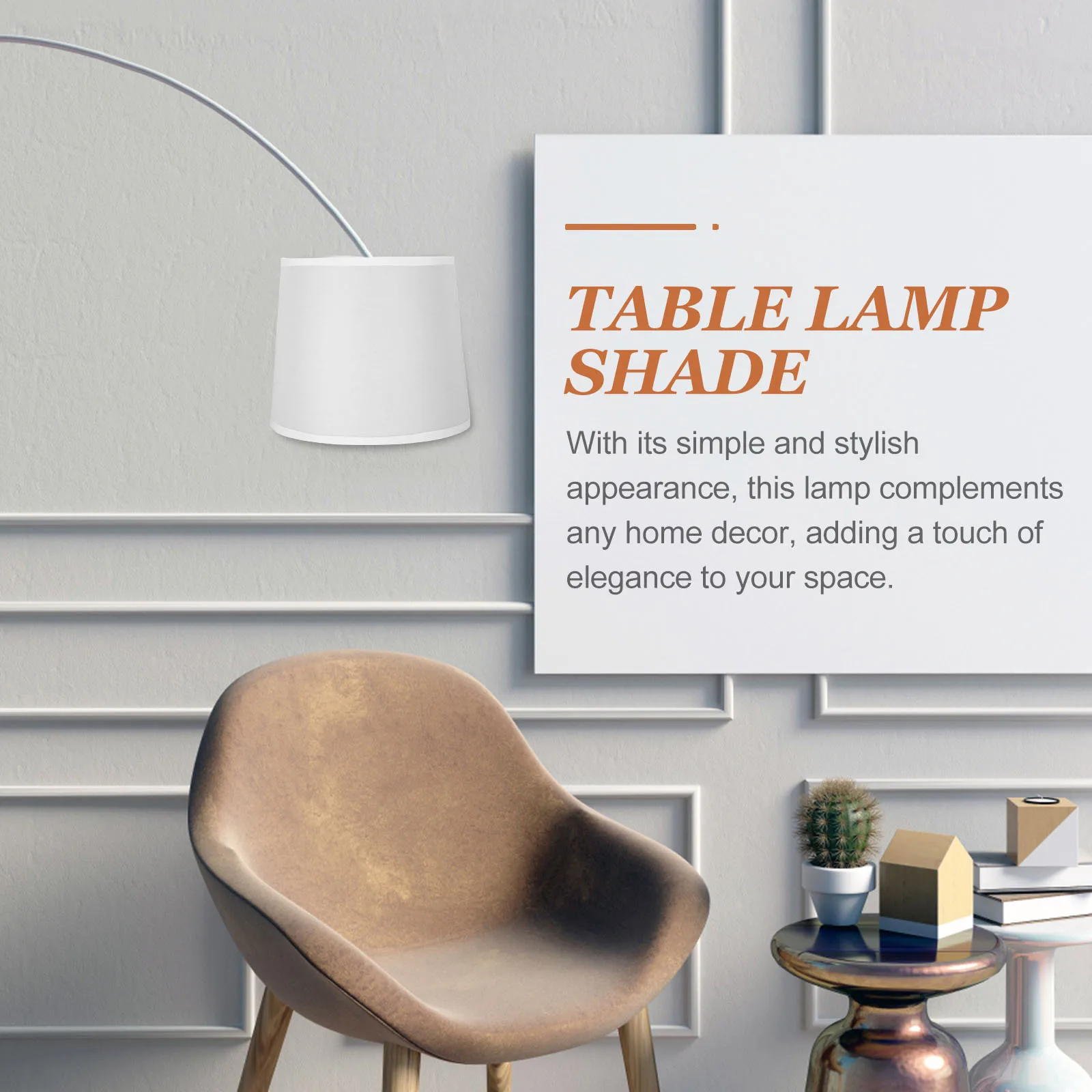 Linen Lampshade Replacement Table Light Cover Round Simple Decorative Home Lampshade Bedside Floor Lamp