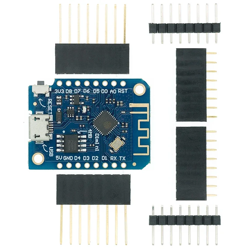 D1 Mini V3.0.0 WIFI Internet of Things Development Board Based ESP8266 CH340 CH340G 4MB For Arduino Nodemcu V2 MicroPython