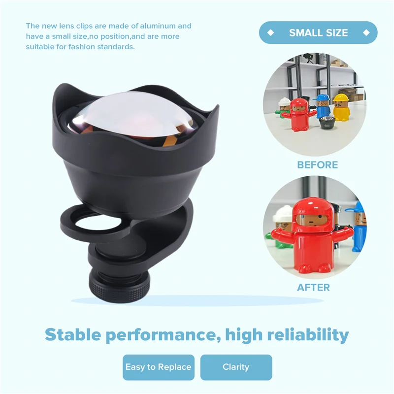 Pholes Mobile Phone Universal External Lens 105Mm Portrait Telephoto Slr Professional Photo Photography Large Aperture For Iphon