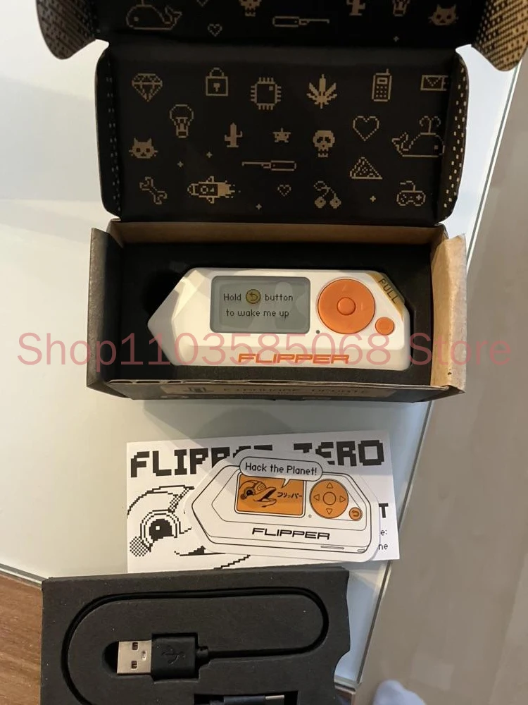 Flipper Zero Electronic Pet Dolphin Program for Geeks, Open Source Multi Functional Tool Remote Control