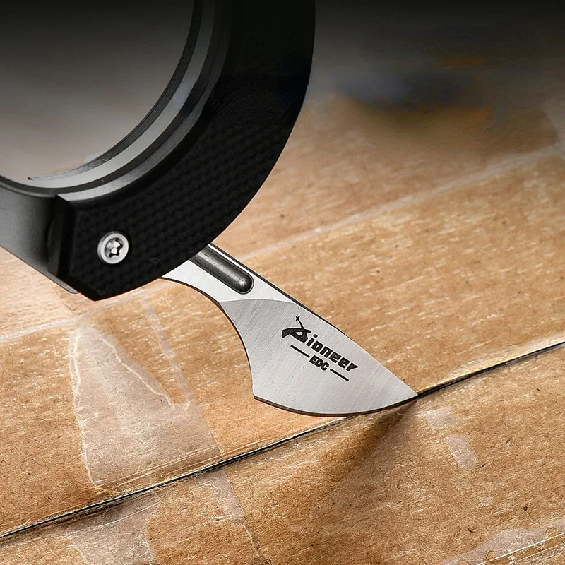 Titanium Alloy Key Chain Guard Broken Window Tungsten Steel Head Key Chain EDC Portable Multi-functional Outdoor Tool