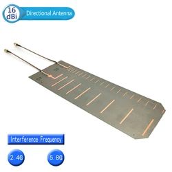 2.4GHz 5.8GHz PCB Yagi Antenna direzionale FPV Countermeasure segnale scudo di interferenza 2.4G 5.8G ricezione WIFI fai da te