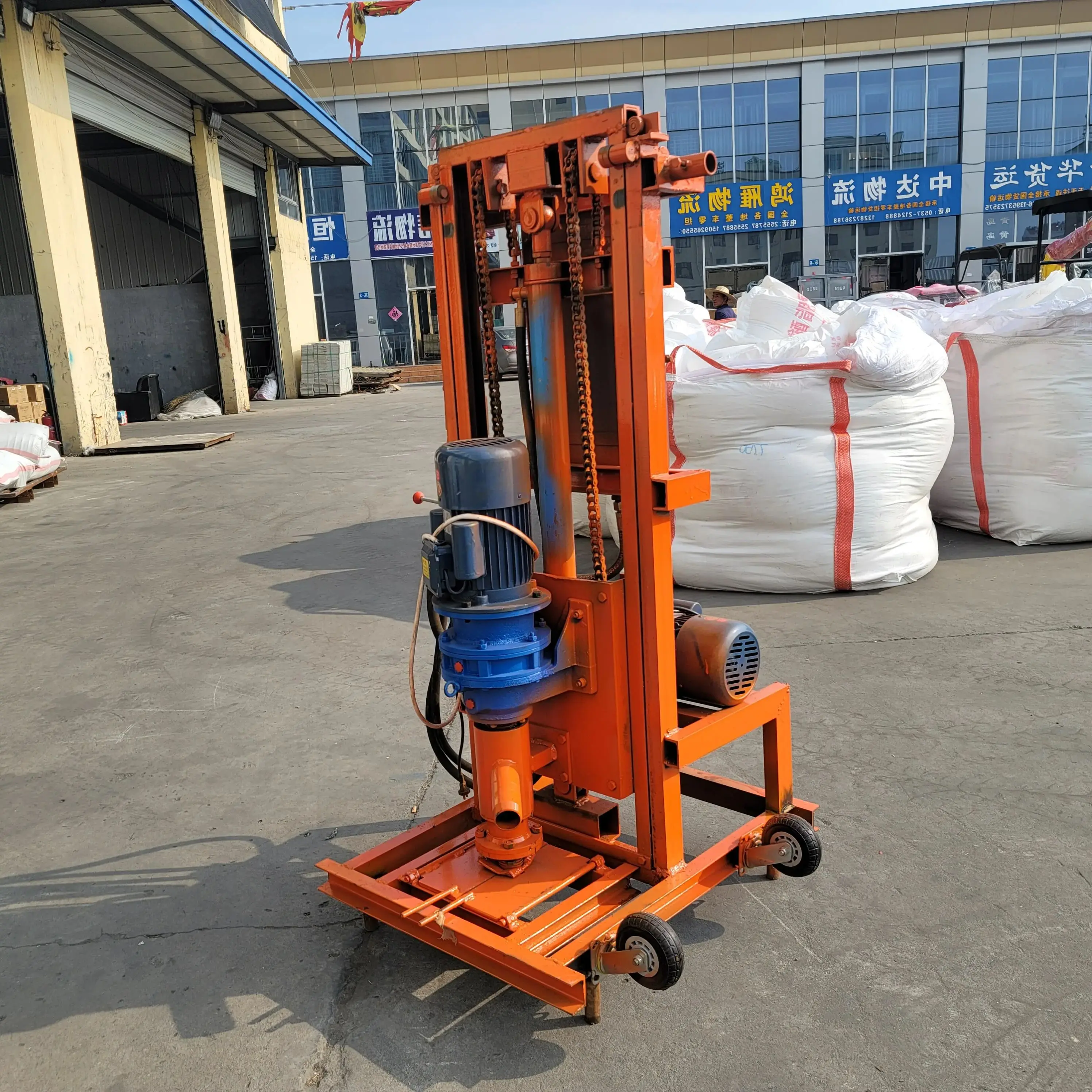 

Индивидуальная портативная гидравлическая электрическая буровая установка для водозаборных скважин высшего качества