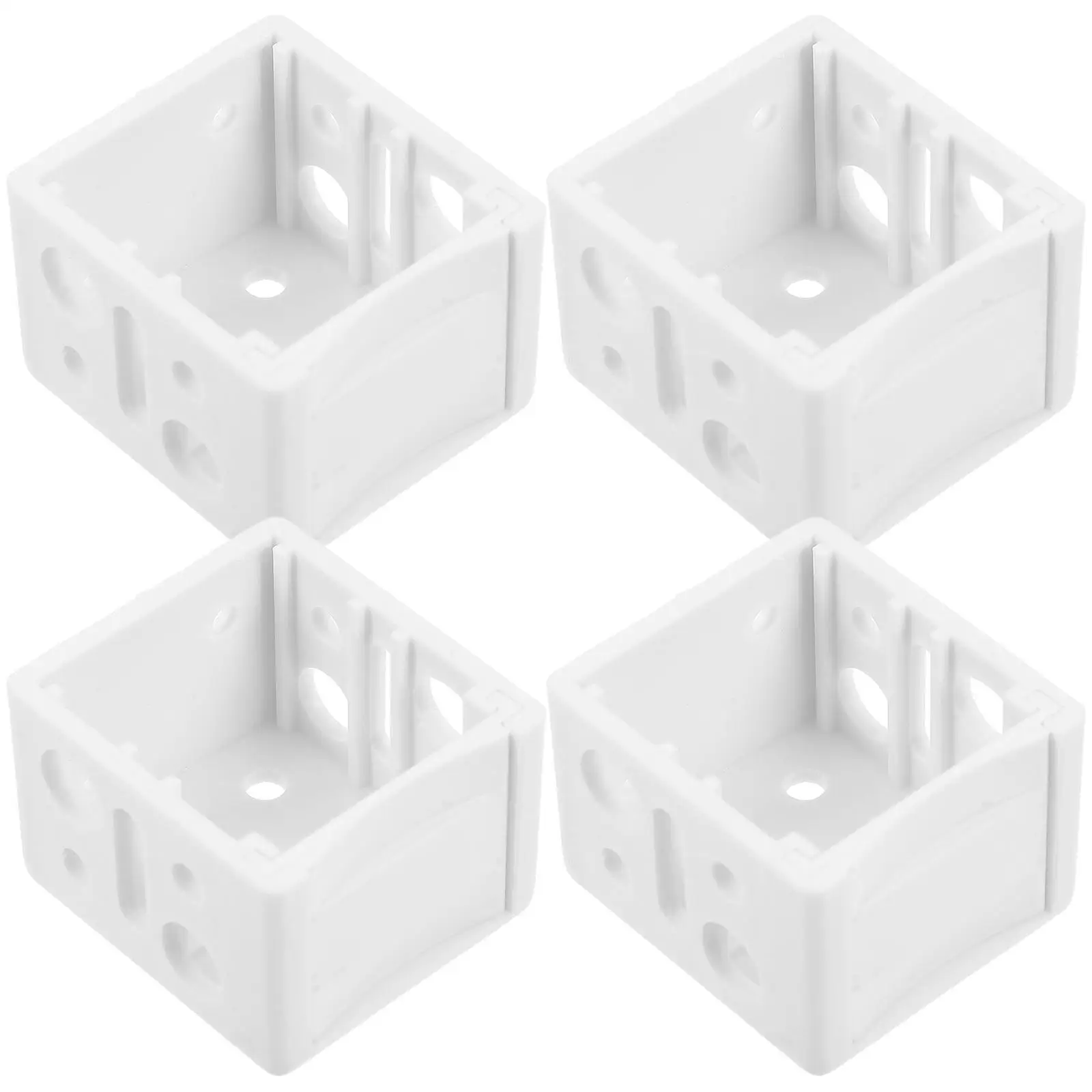 

4 Pcs Shutter Bracket Blind Elevator Brackets Venetian Blinds Parts Replacement Abs Accessories Mounting