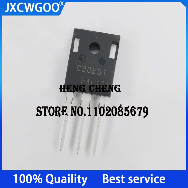 

10PCS 100%New Original IDW30C65D1XKSA1 C30ED1 IDW30C65D2XKSA1 C30ED2 TO-247