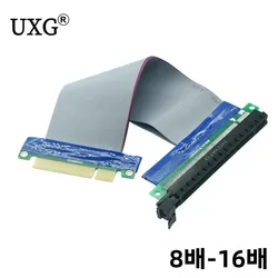 PCI Express PCIE Riser Card Extender PCI E 8X to 16X Slot PCI-E Riser Adapter Extension Cable PCIe X8 Gold Plated For BTC Mining