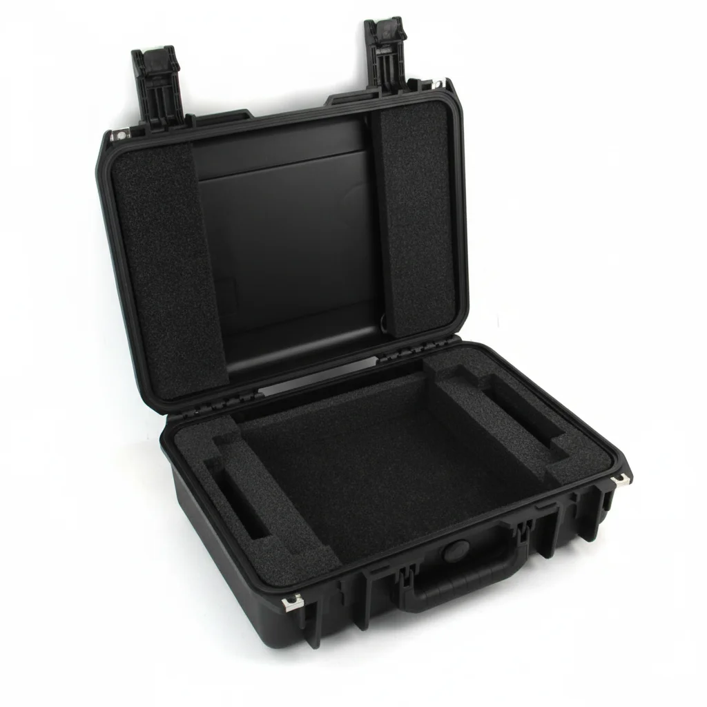 

PSI PSD17307 Жесткий водонепроницаемый и противоударный чехол с пенопластовой подкладкой для 15-дюймового ноутбука — черный