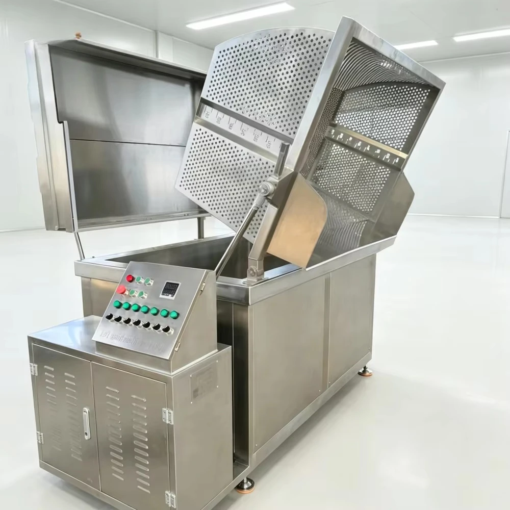 300L Tilting Steam Heating Blanching Cooking Kettle SUS304 Batch Precooking Pot for Central Kitchen Food Processing CE Certified