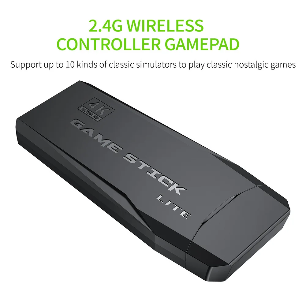M8 Portable Video Game Console, 4K, 2.4G, Wireless Control, Wireless Retro Classic Video Game Console, Including 10000 Games image 5