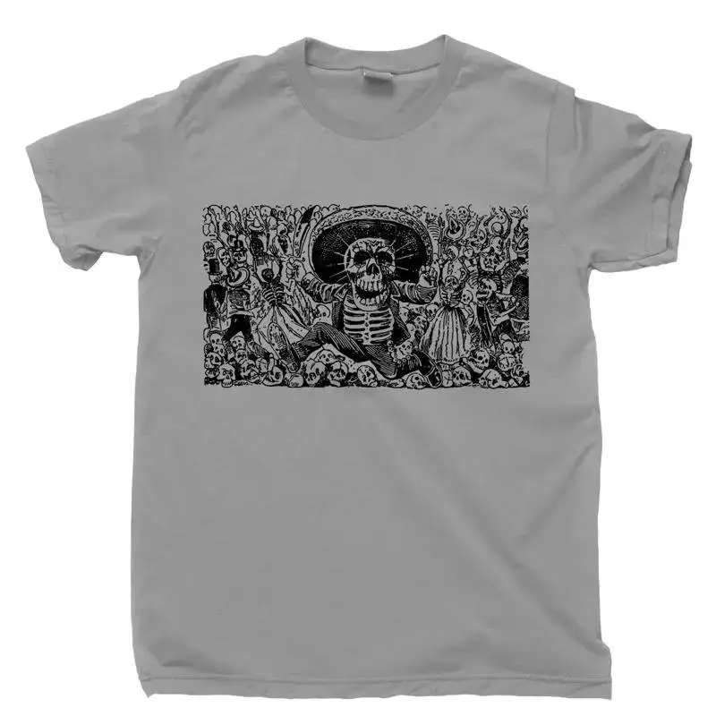Jose Guadalupe Posada T shirt Day Of Dead Mexican Hispanic Artist Mariachi