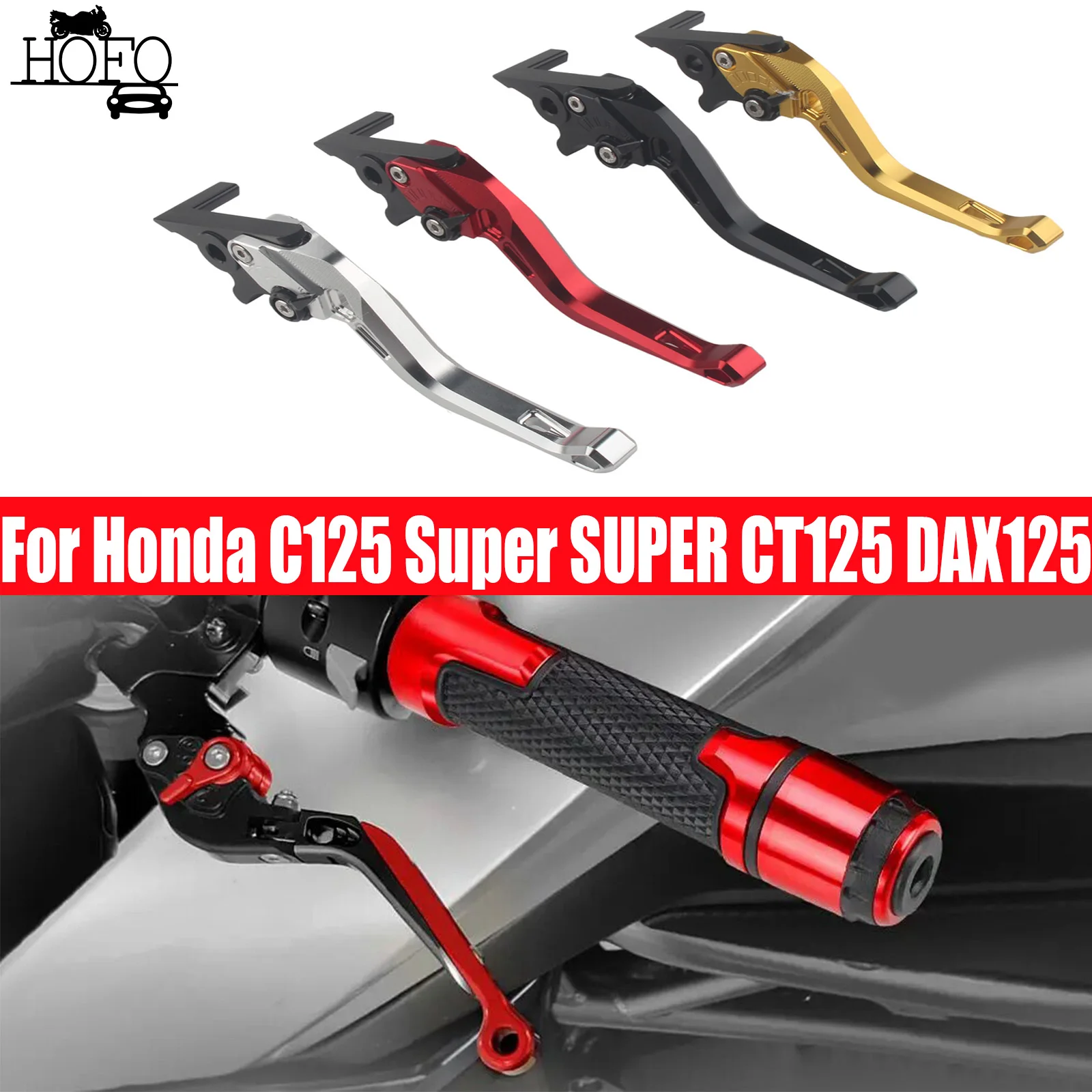 Motorbike Brake Clutch Levers For Honda C125 Super Cub/SUPER CUB 110  Front Control Handles Lever