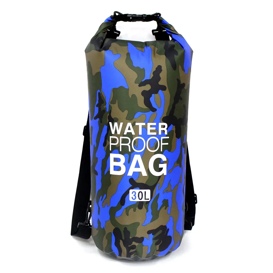 XIAOTREE 2/5/10/15/20/30L Outdoor Camouflage Wasserdichte Tragbare Rafting Tauchen Dry Bag Sack PVC Beschichtete Schwimmen Taschen für Fluss Trekking 6