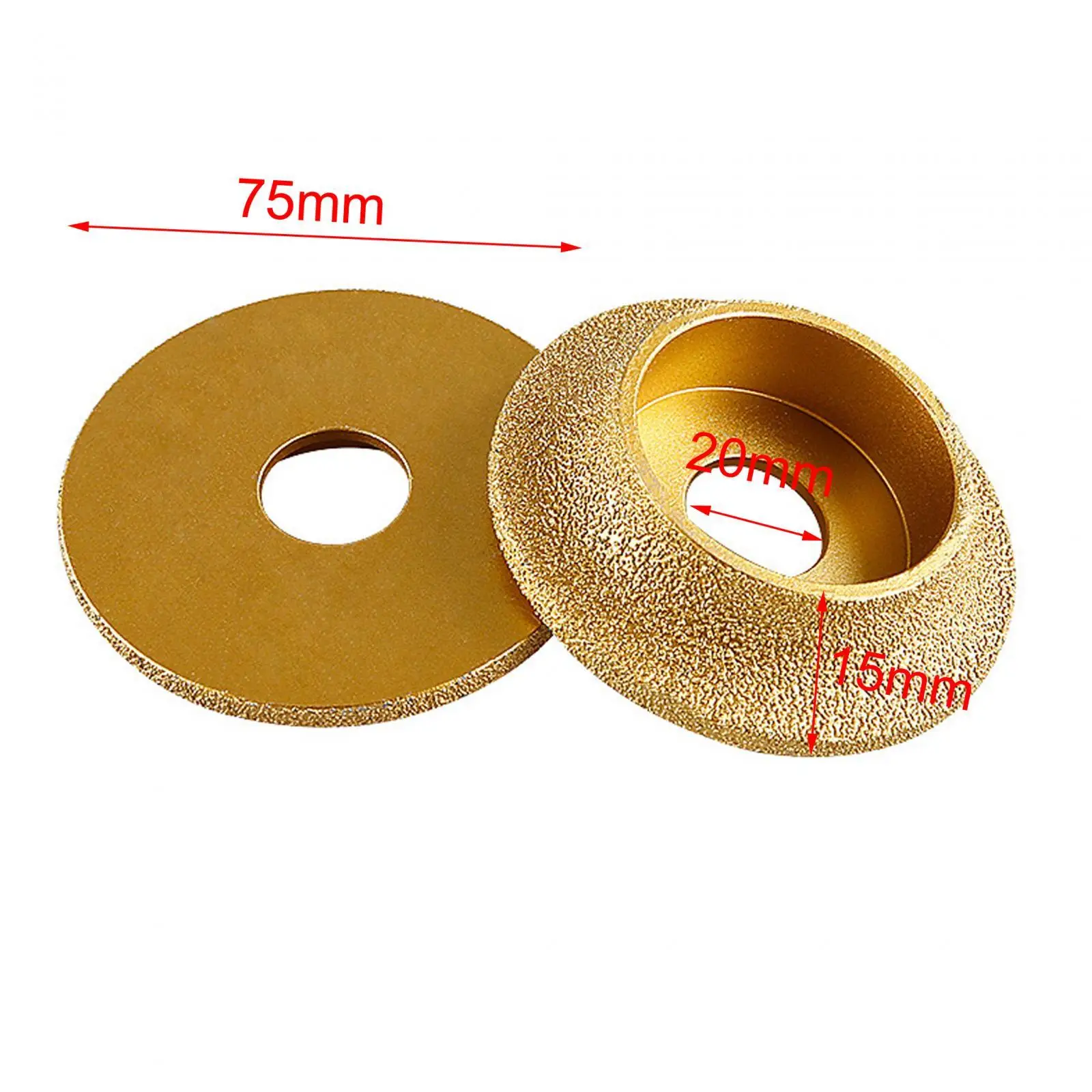 Diamond Grinding Wheel Durable Grinding Head Chamfering Tool for Angle Grinder Accessories Select Thickness Ceramic Marble Rock