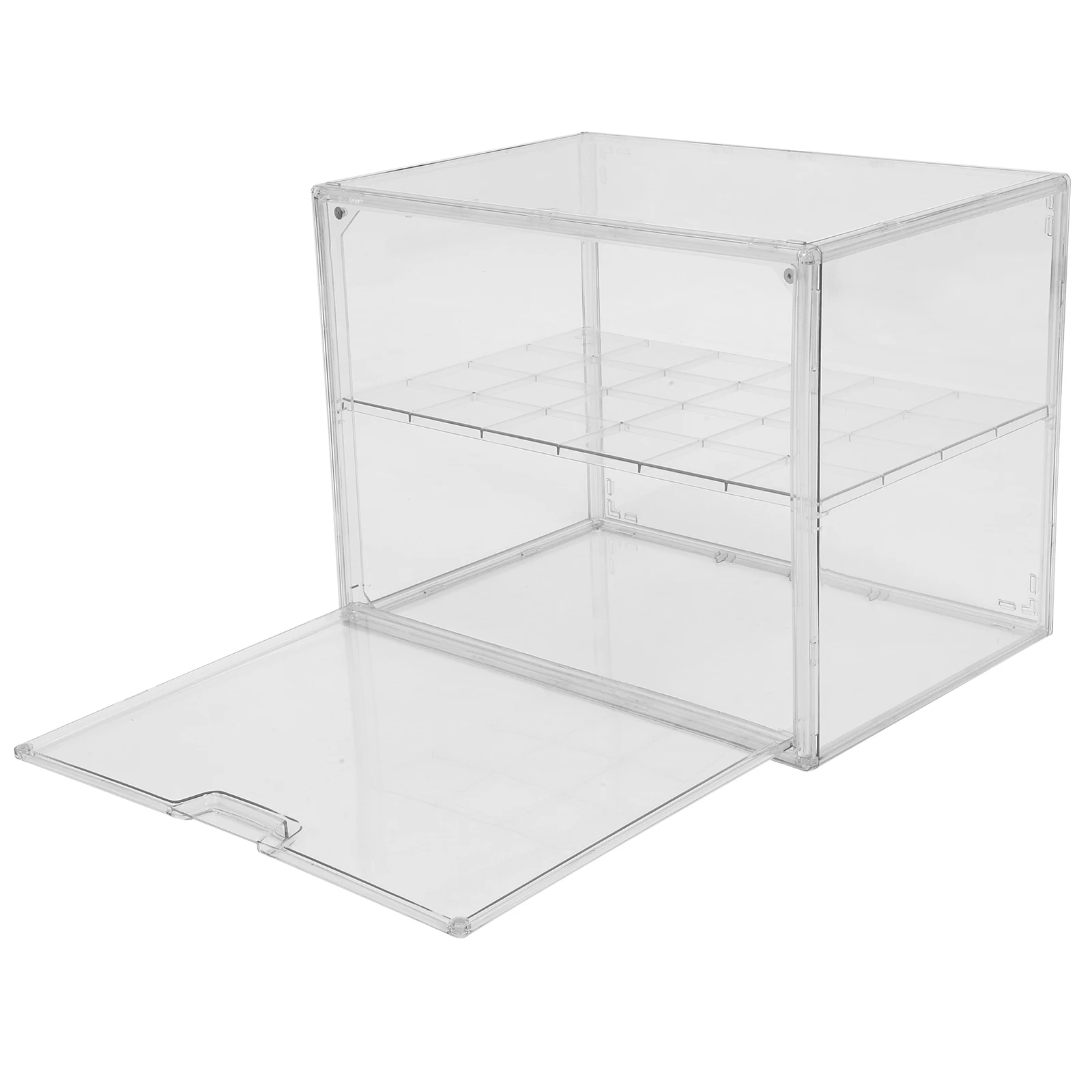 

Acrylic Bread Storage Box Clear Design for Countertop Kitchen Bread Holder Freshness Preserving Container