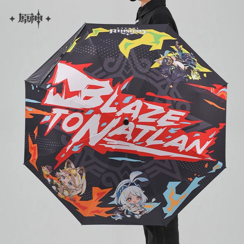 Sunsyea Genshin Impact Official Merch miHoYo Original Authentic Blaze To Natlan Theme Series Umbrella