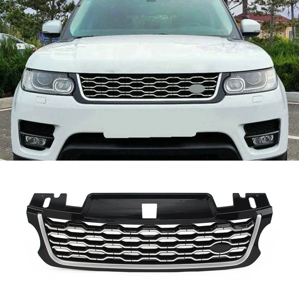 

Car Front Bumper Air Intake Radiator Grille For Land Rover Range Rover Sport 2014 2015 2016 2017 Car Accessories