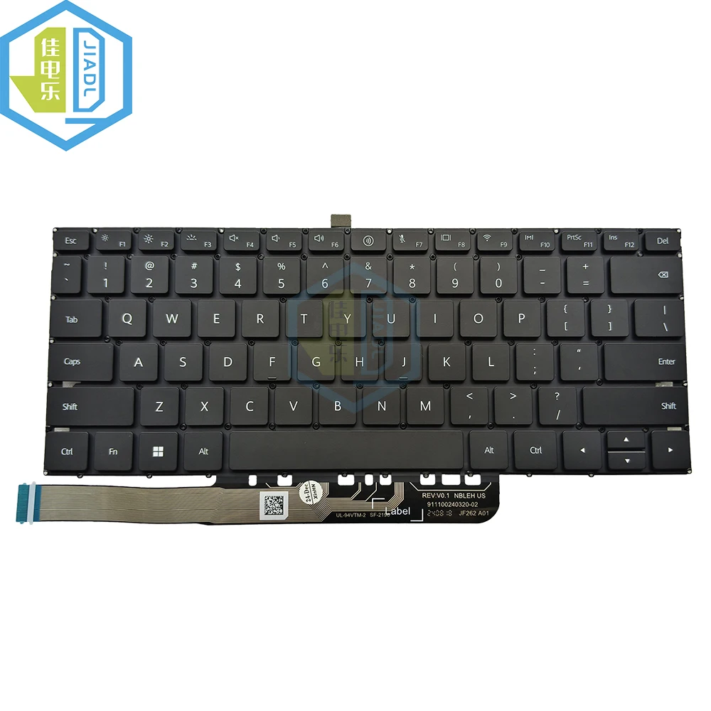 

Клавиатура с подсветкой США для huawei MateBook D14 D15 2023 2024 MDF-16 MDG-16 MDG-24 FLMH-16-32 MDG-W761 MDF-W MDF-XX Клавиатура для ноутбука