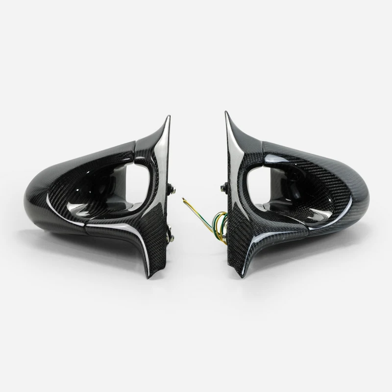 

For Fairlady Z Z33 350Z Carbon Fiber Rear View Side Door Aero Mirror Replacement
