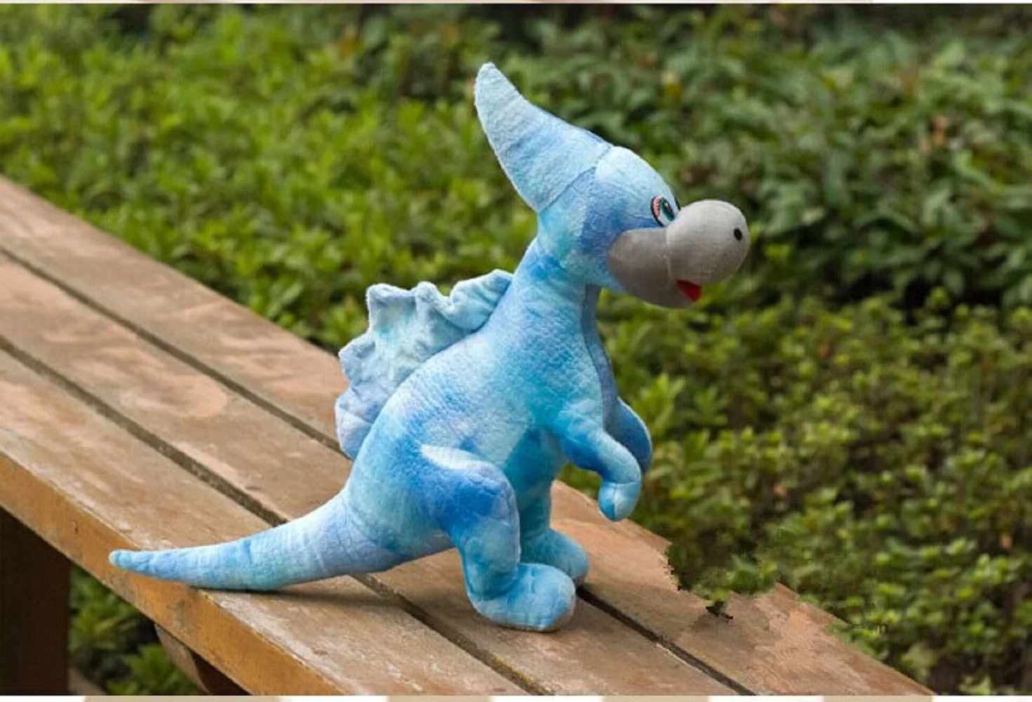 

lovely Unicorn dragon plush toy simulation blue dinosaurs toy doll birthday gift about 50cm