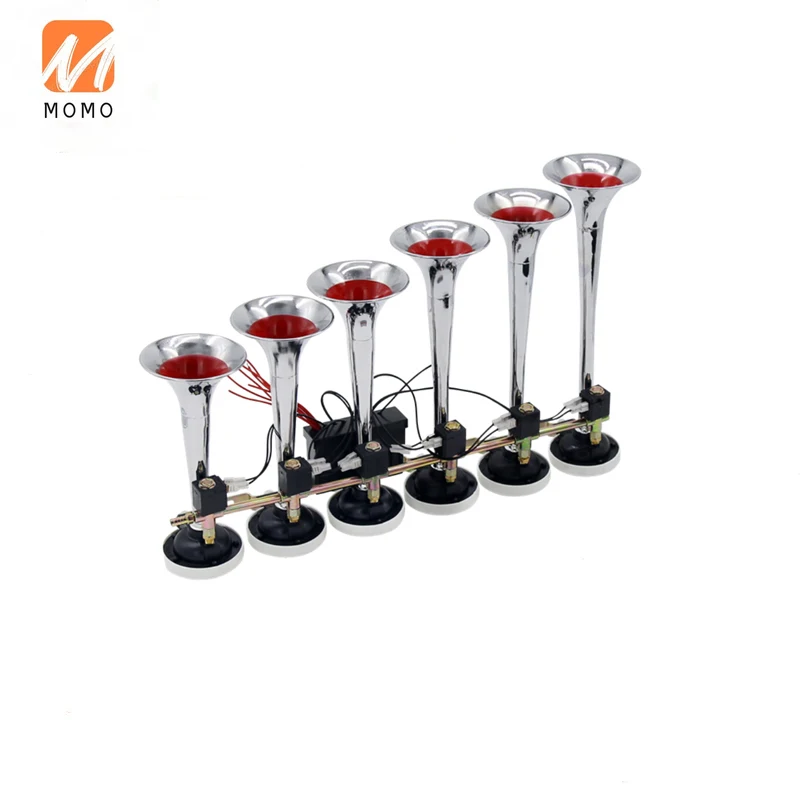 موسيقية 6 أنابيب بوق هوائي شاحنة حافلة 8 ميلودي ميوزيك بوق هوائي