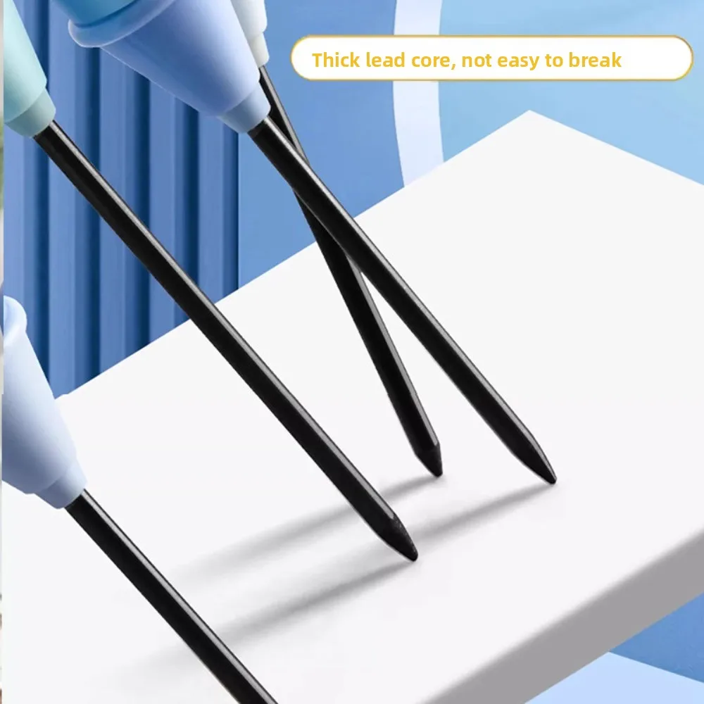 

Durable 2.0mm Positive Posture Pencil with Pencil Sharpener Comfortable 2B Pencil Press Pen Offices School Supplies Gift