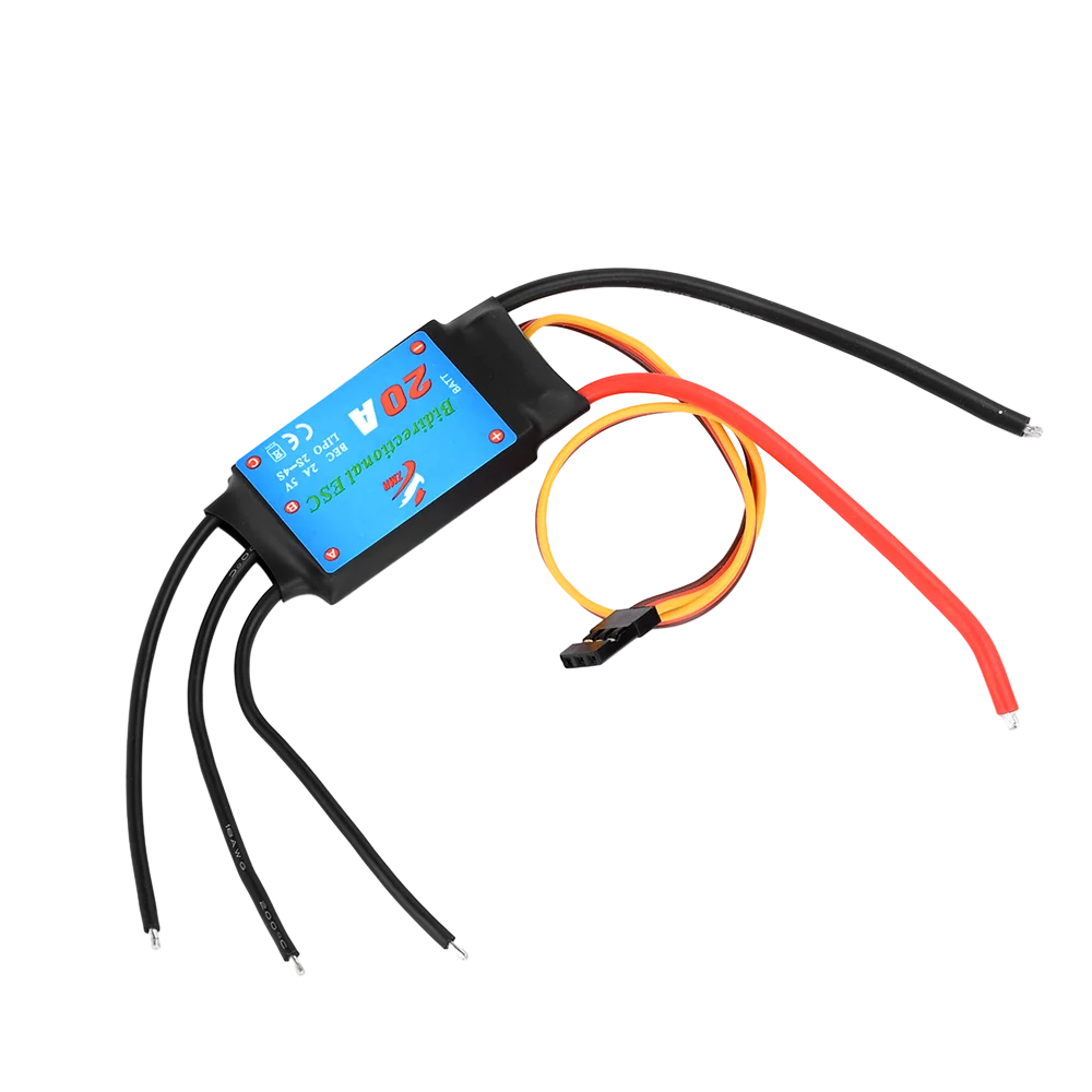 DC5V 20A/30A/40A/50A Brushless Motor Electronic Speed Controller Bidirectional Brushless ESC BLDC Drive Controller Motor Control