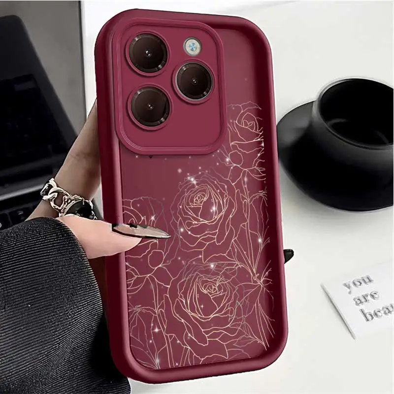 Hot40 Butterfly Dance Sky Eye Ladder Phone Case For Infinix Hot 30 20 Tecno Camon 30 20 19 16 15 Pova 4 Pop 5 6 Cover