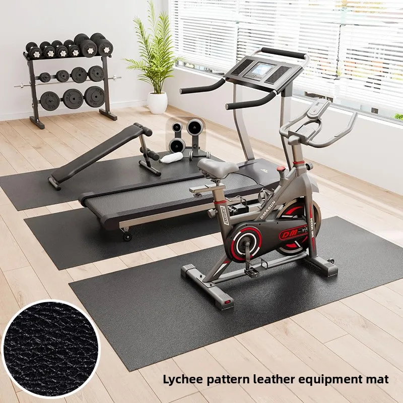 

Equipment Shock Absorber Pad Spinning Bicycle Plain Weave Pvc Shock Absorber Pad Sound Insulation Napa Pattern Treadmill Pad