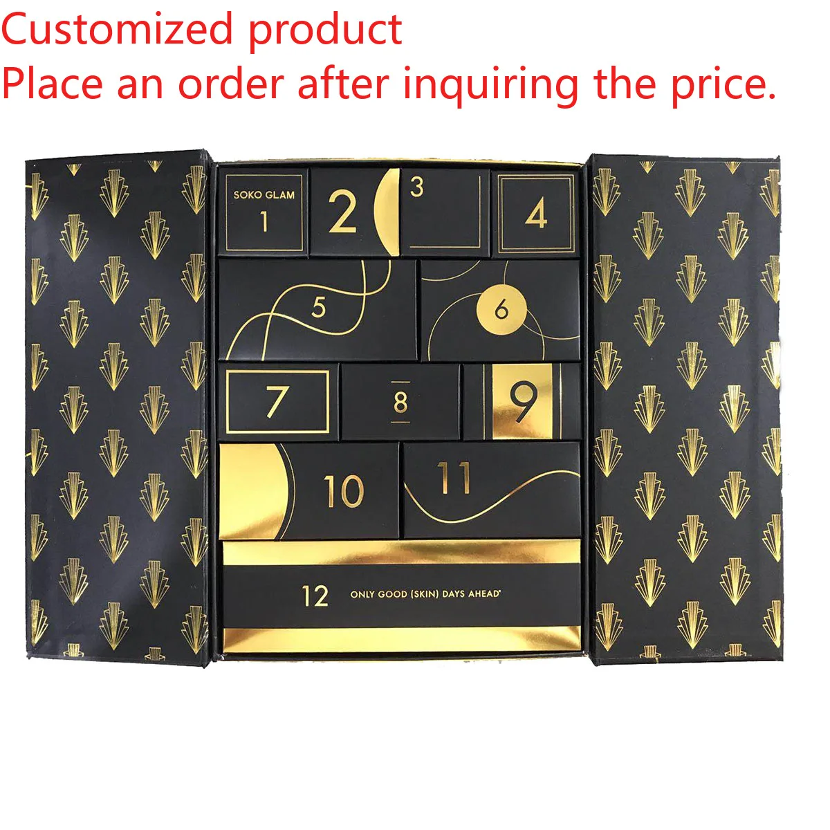 

Индивидуальное качествоОптовая продажа Индивидуальный печатный пустой пустой персонализированный адвент-календарь Рамадан Адвент-календарь