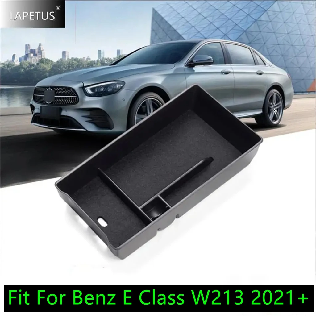 

Central Control Armrest Storage Box Container Phone Pallet Holder Tray Accessories For Mercedes Benz E Class W213 2021 2022 2023