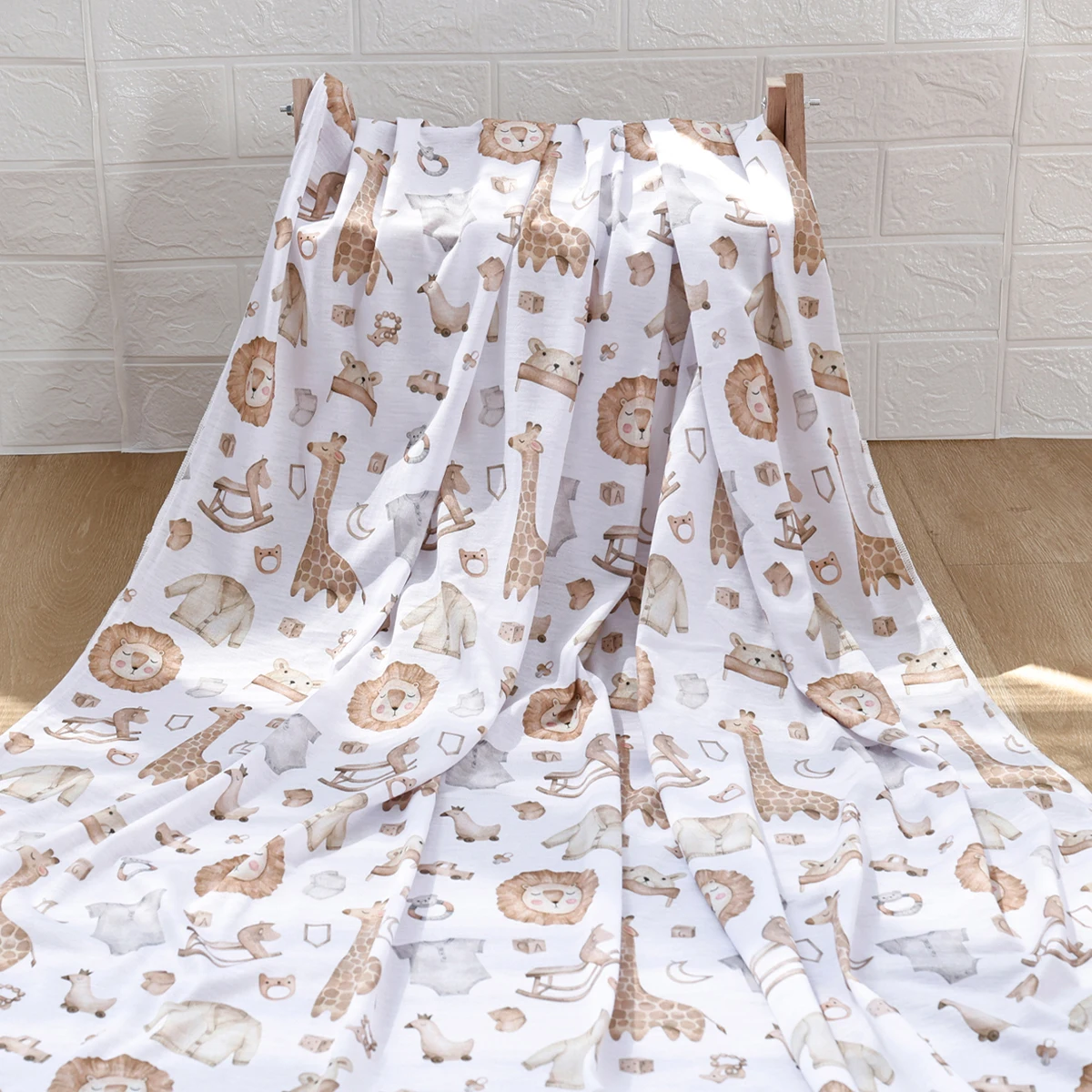 Elinfant 100% Polyester Swaddle Blanket 100x100cm Newborn Baby Photography Blanket Baby Wrap