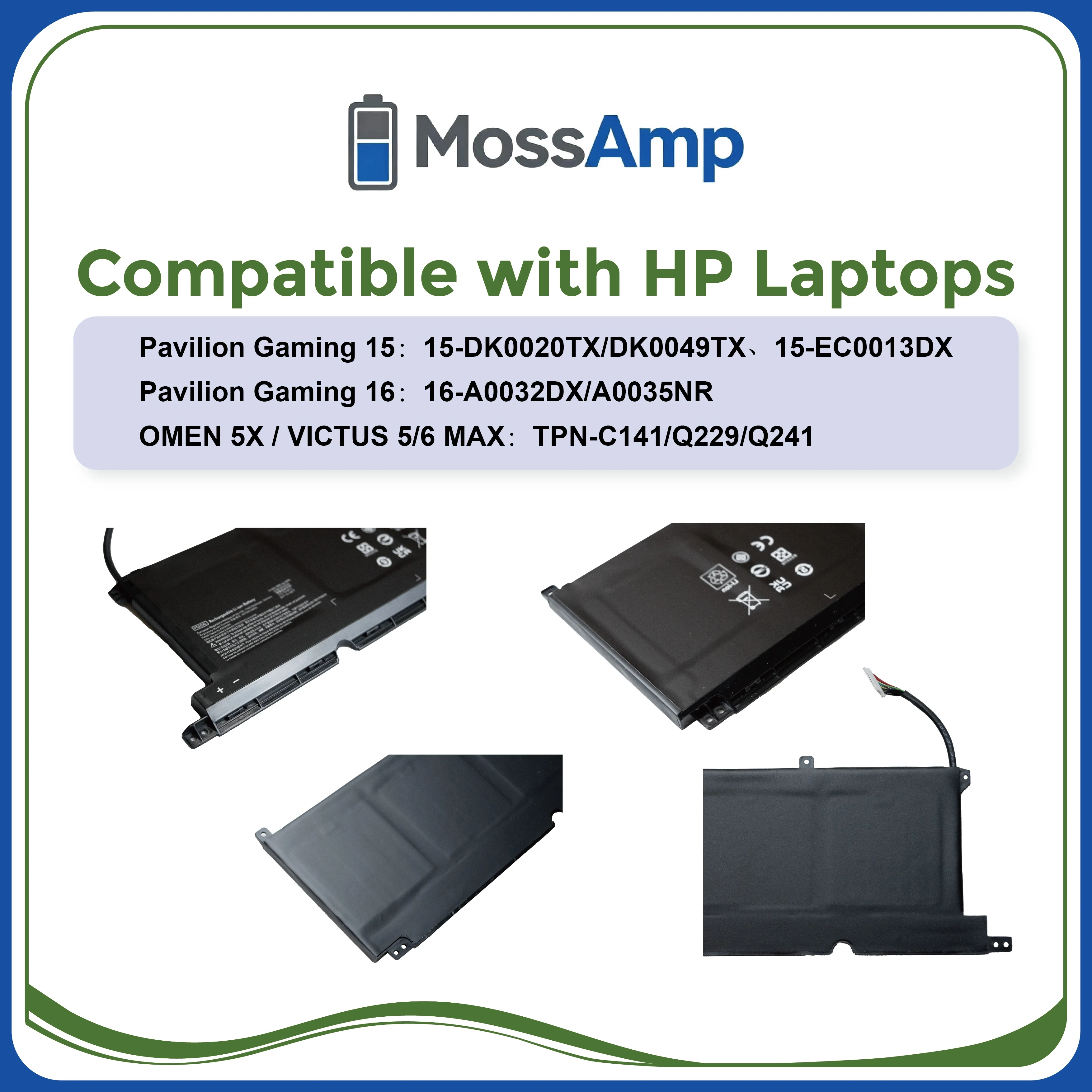 MossAmp PG03XL Laptop Battery - Pc Gaming Hp review and price