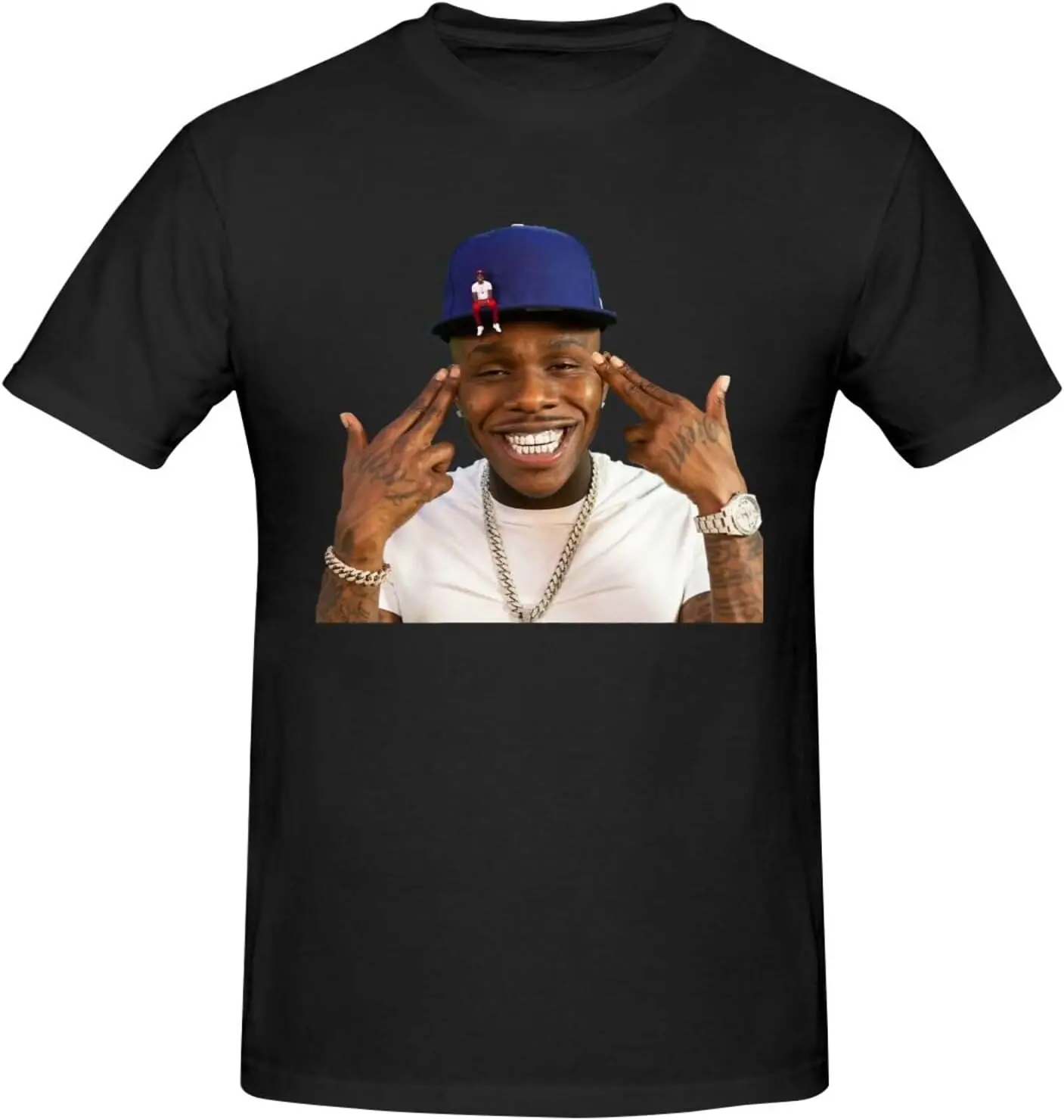 

DaBabys Мужская футболка с коротким рукавом и круглым вырезом, хлопковые повседневные футболки, новинка, рубашка