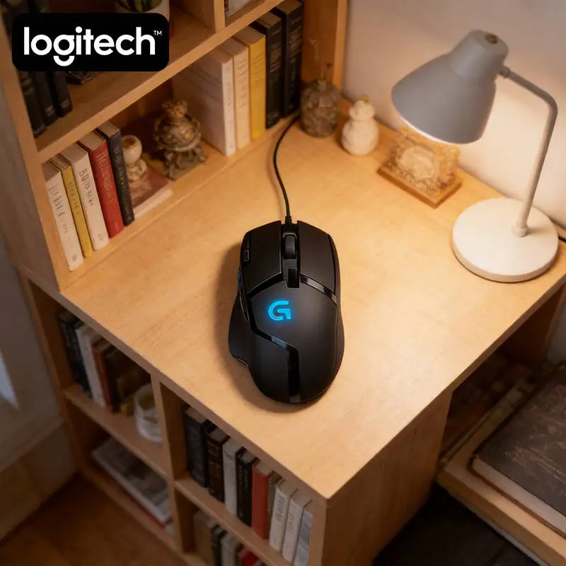 Logitech G402 Hyperion Fury Wired Mouse 8 Custom Buttons 1ms Report Rate 500 IPS Anti-Slip Gaming Grip